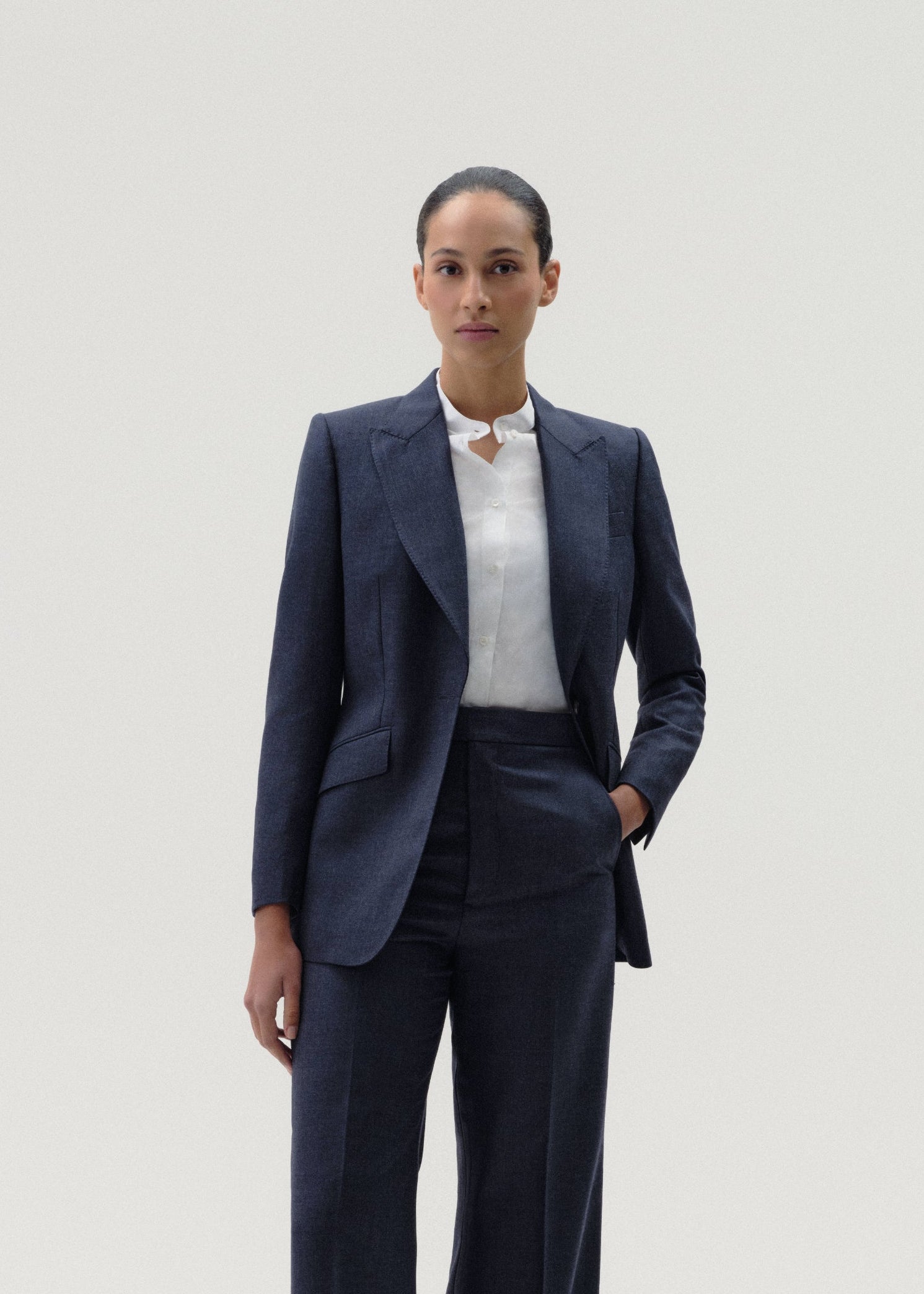 Single Breasted Jacket in Wool - Image 5
