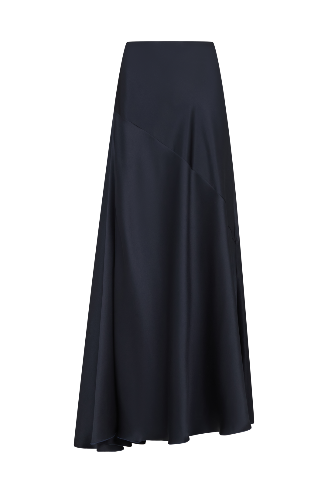Asymmetrical Maxi Skirt in Silk - Image 3
