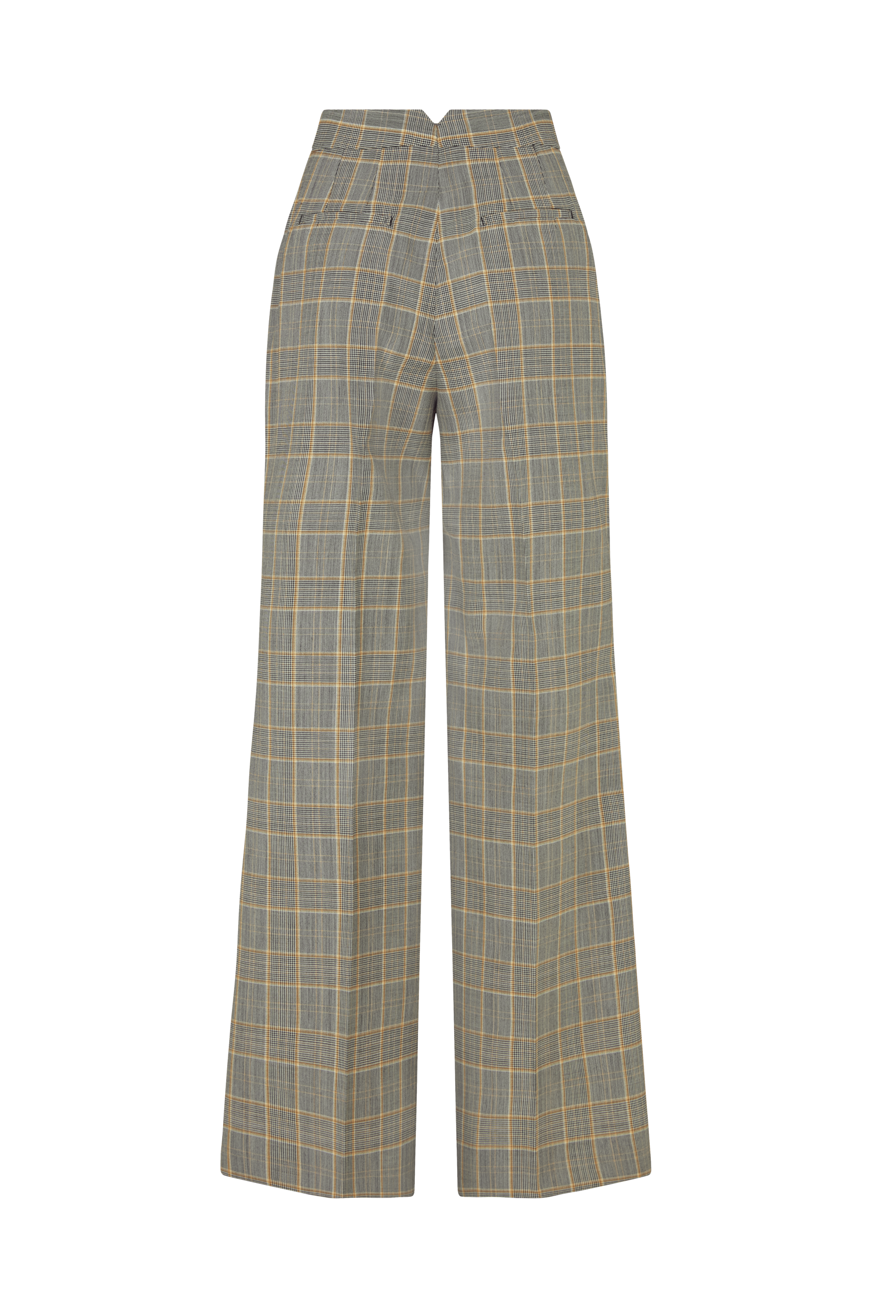 Straight Leg Trouser in Prince of Wales Check - Image 3