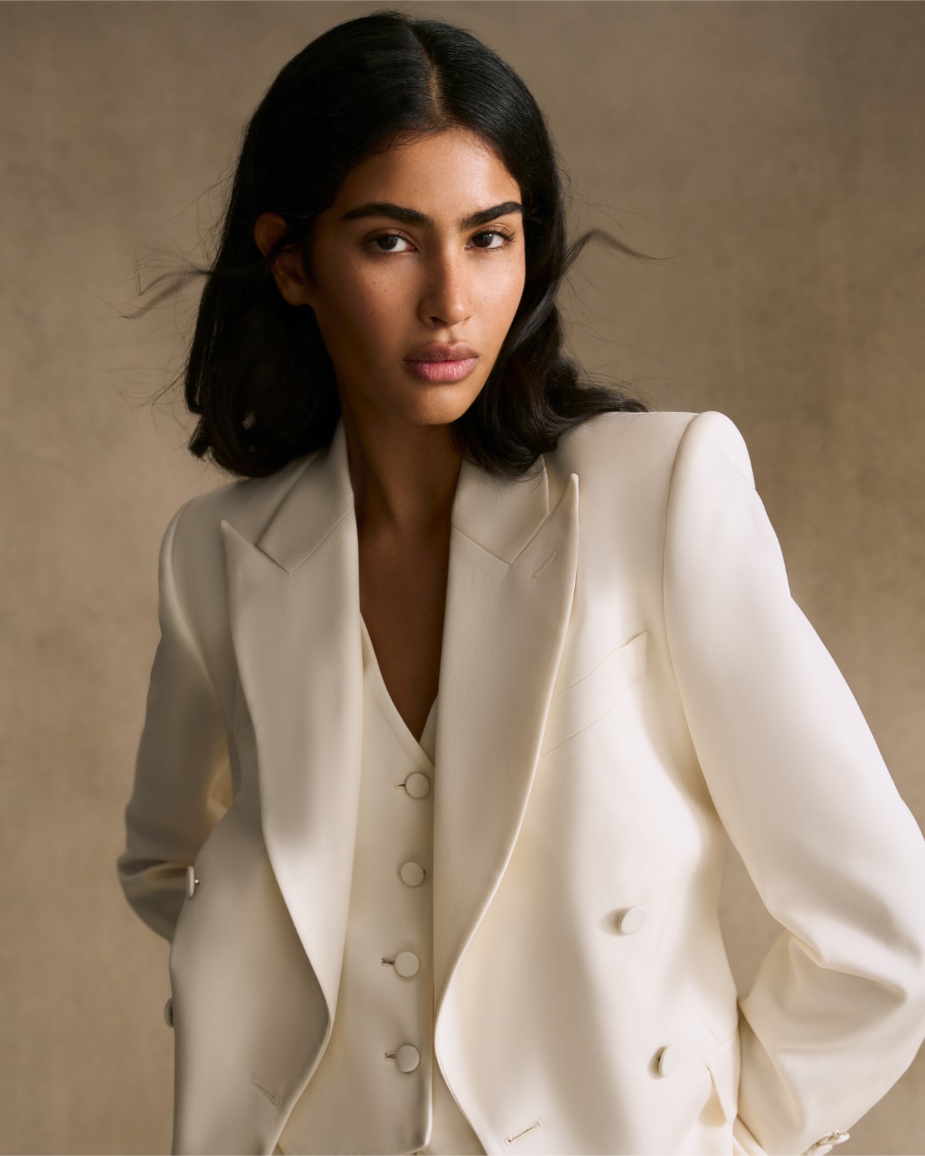 Double Breasted Jacket in Wool - Image 2