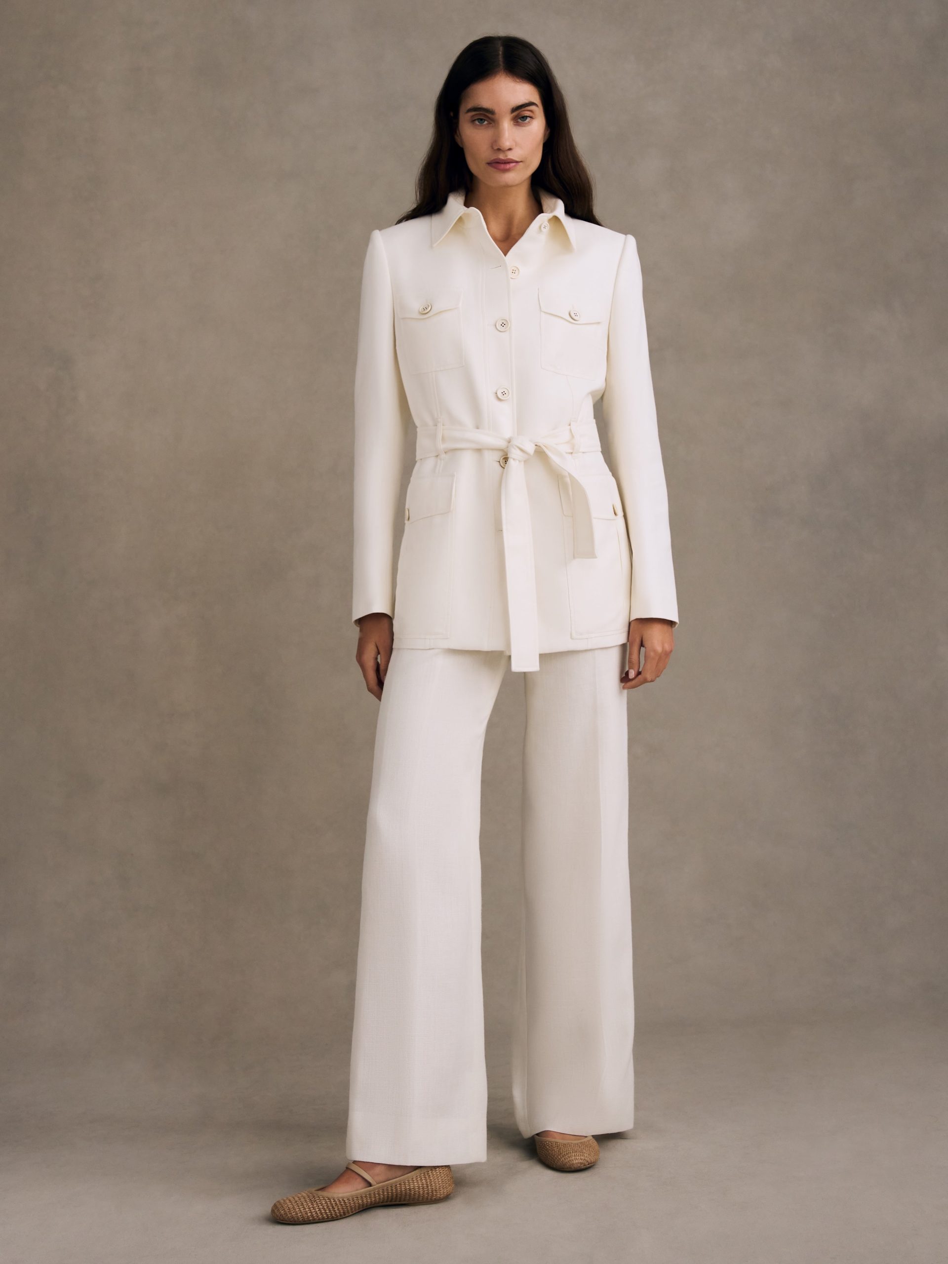 Straight Leg Trouser in Bamboo - Image 3