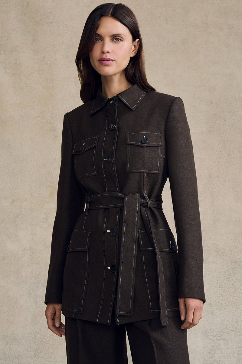 Safari Jacket in Linen - Image 2