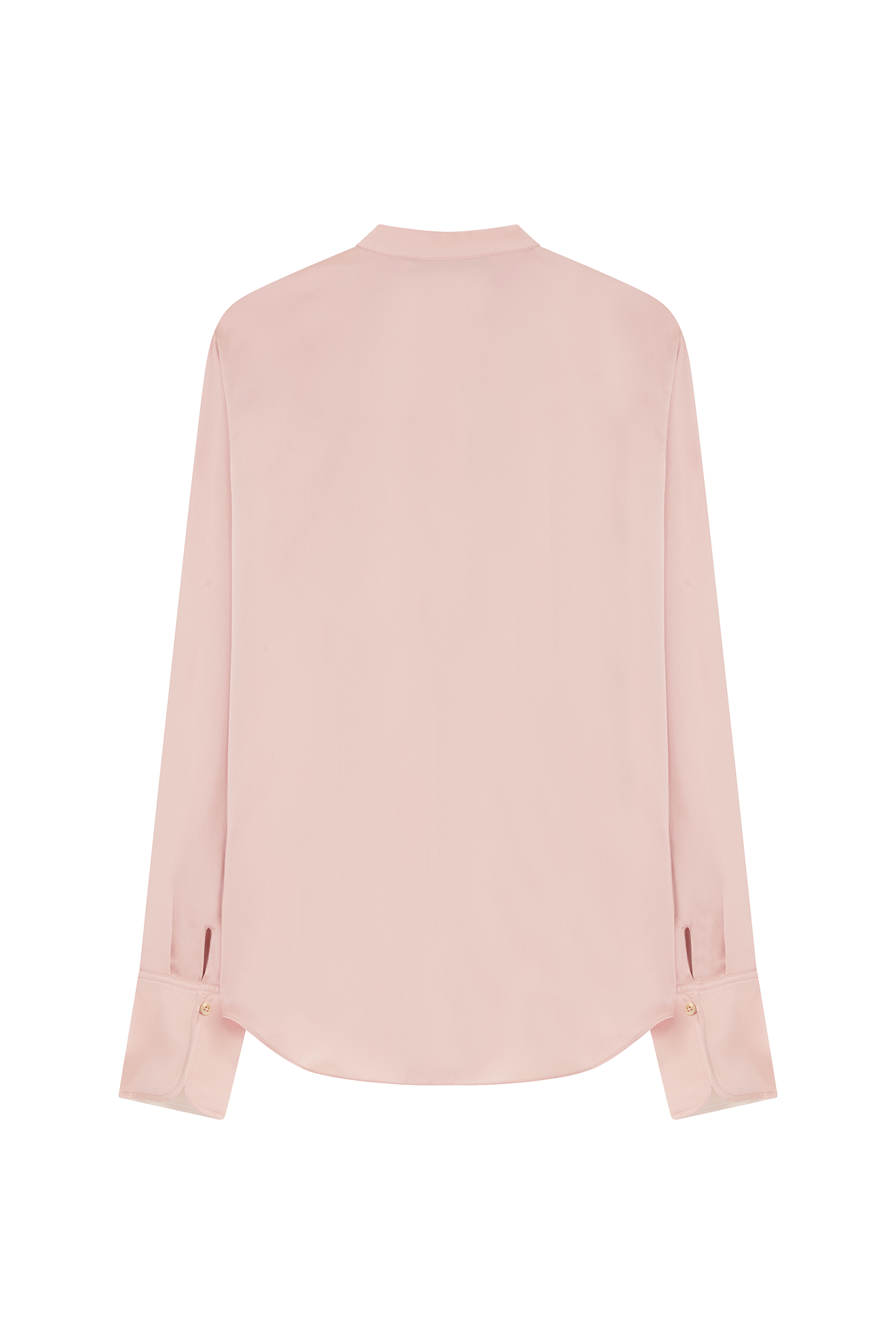 Cascade Ruffle Blouse in Sandwashed Silk Satin - Image 5