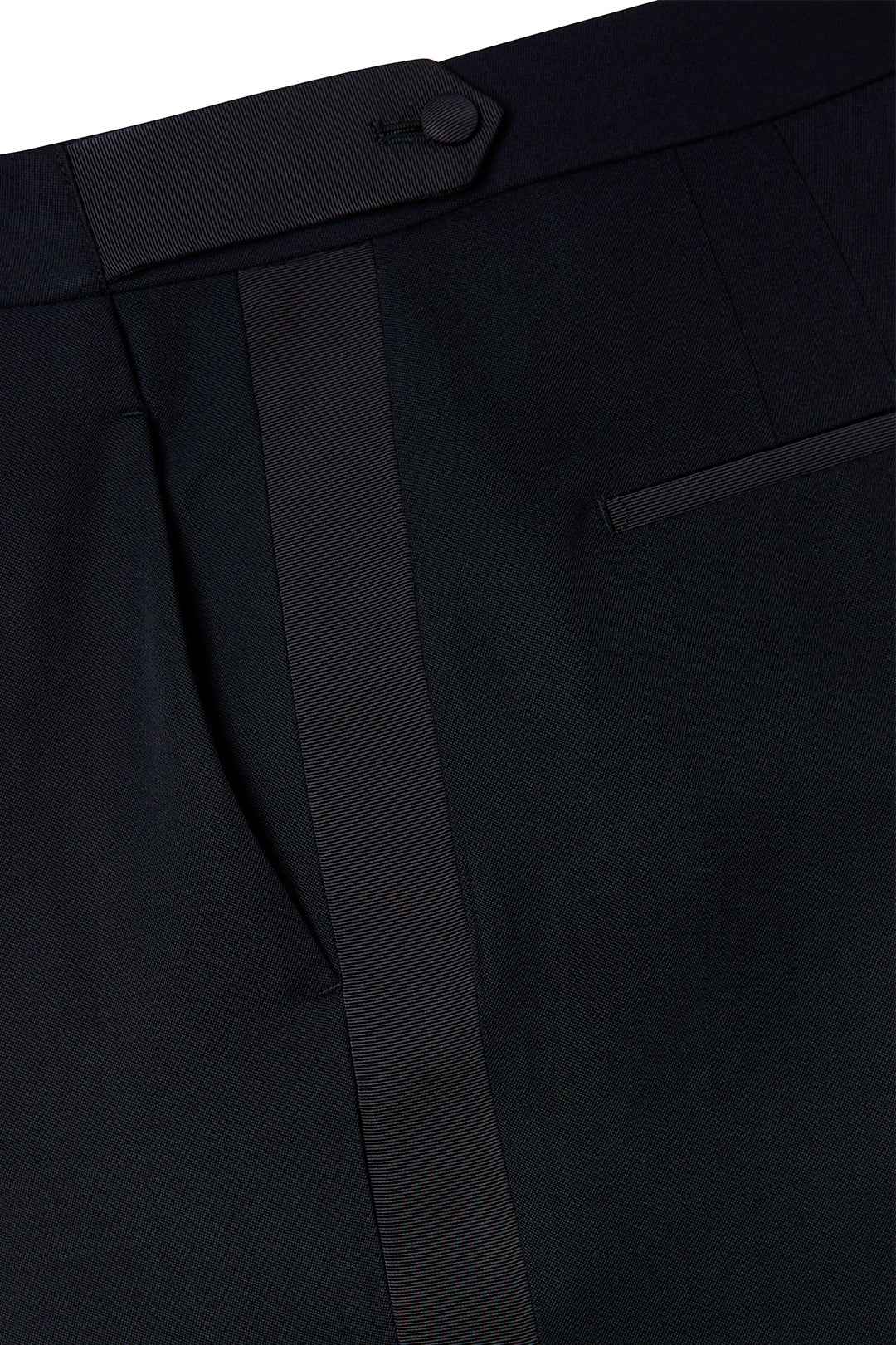 Tuxedo Cigarette Trouser in Wool Twill - Image 8