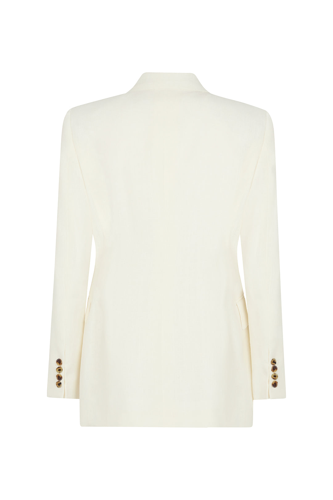 Double Breasted Jacket in Linen - Image 8