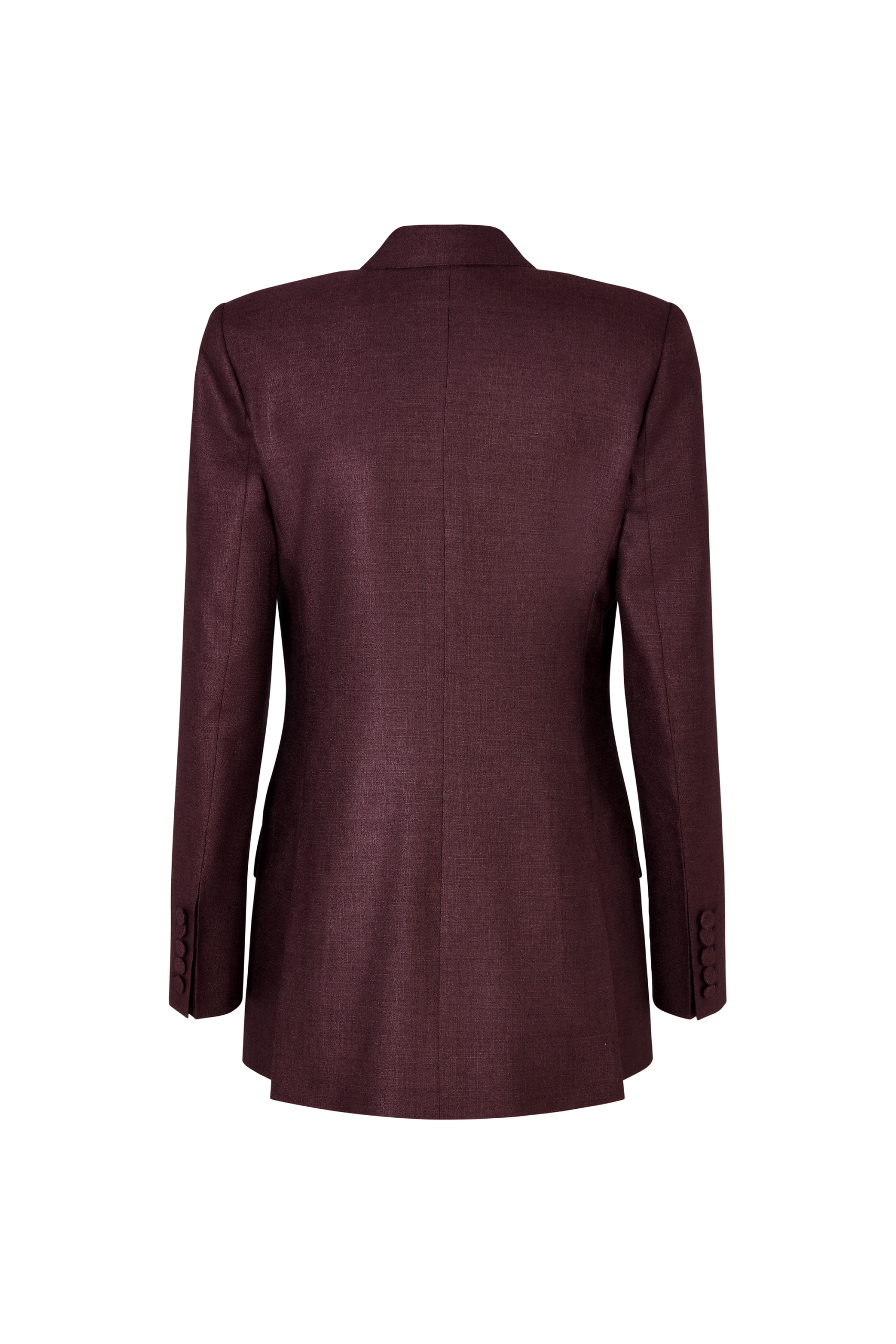 Double Breasted Jacket in Silk Wool - Image 7