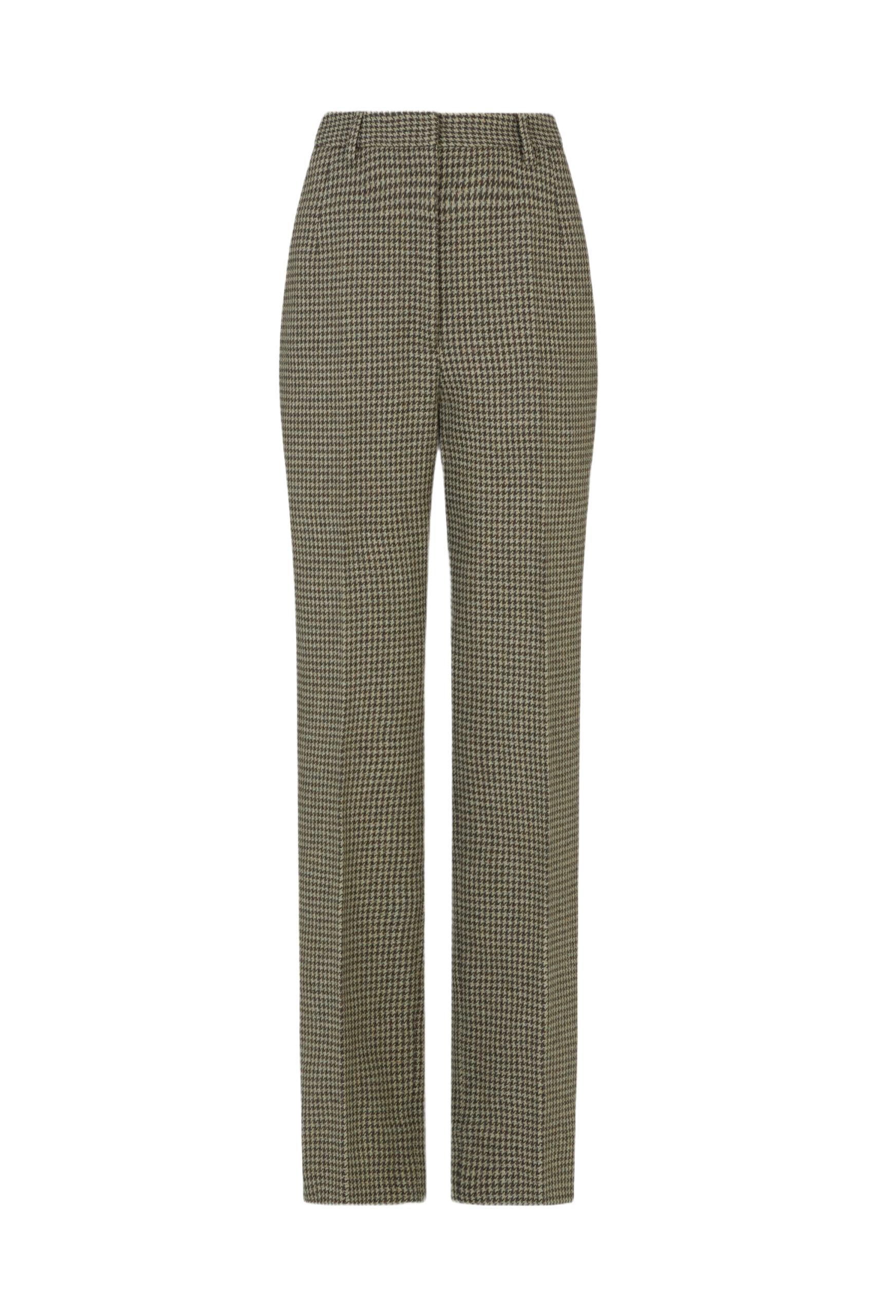 Straight Leg Trouser in Houndstooth