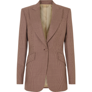 Single Breasted Jacket in Puppytooth
