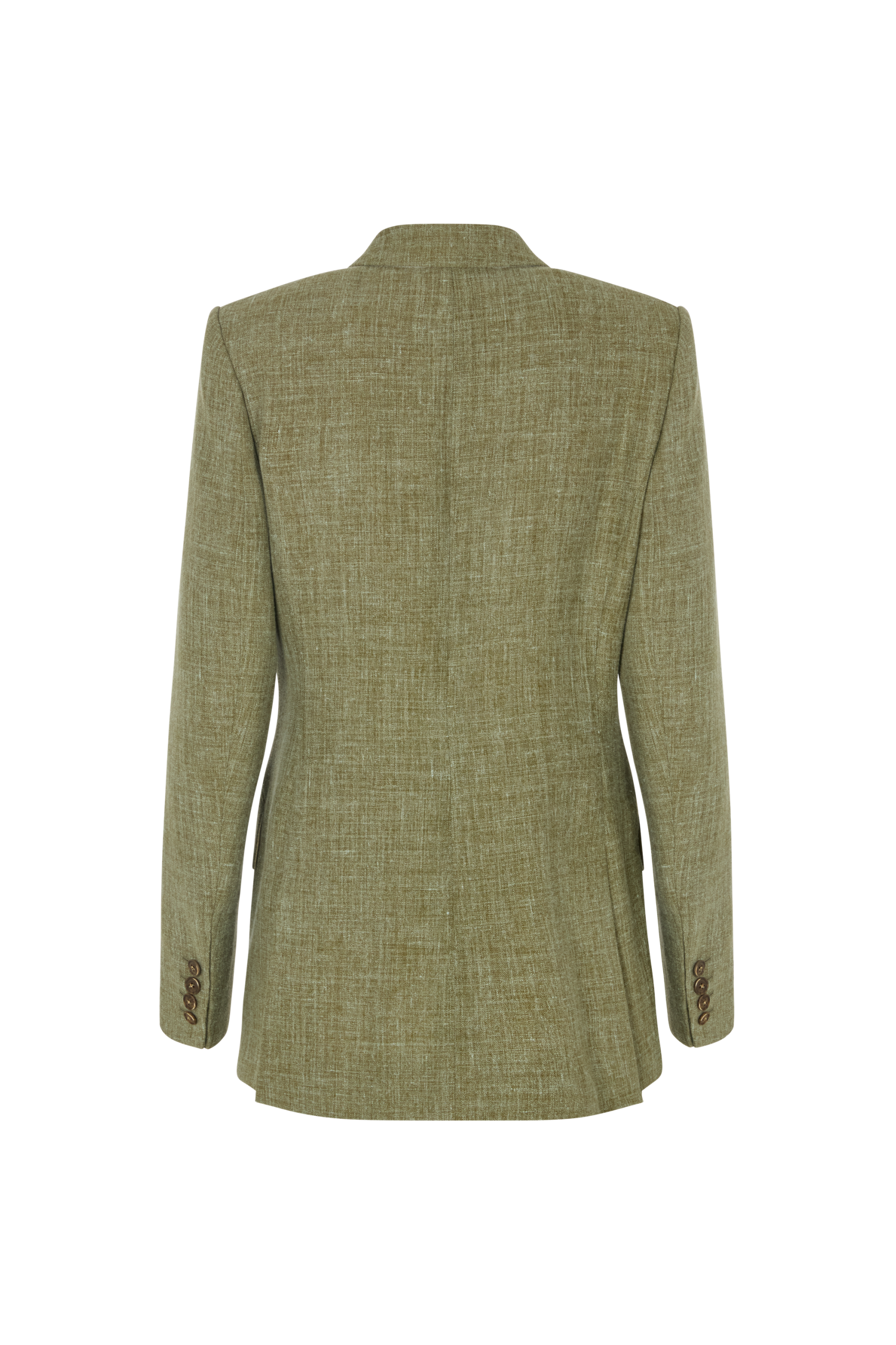 Single Breasted Jacket in Linen - Image 7