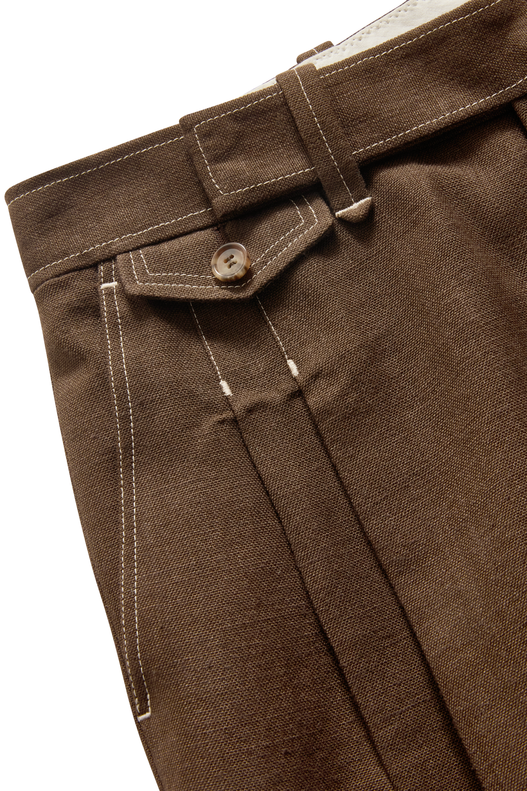 Wide Leg Trouser in Linen - Image 5