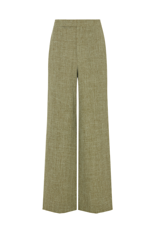 Straight Leg Trouser in Linen - Image 6
