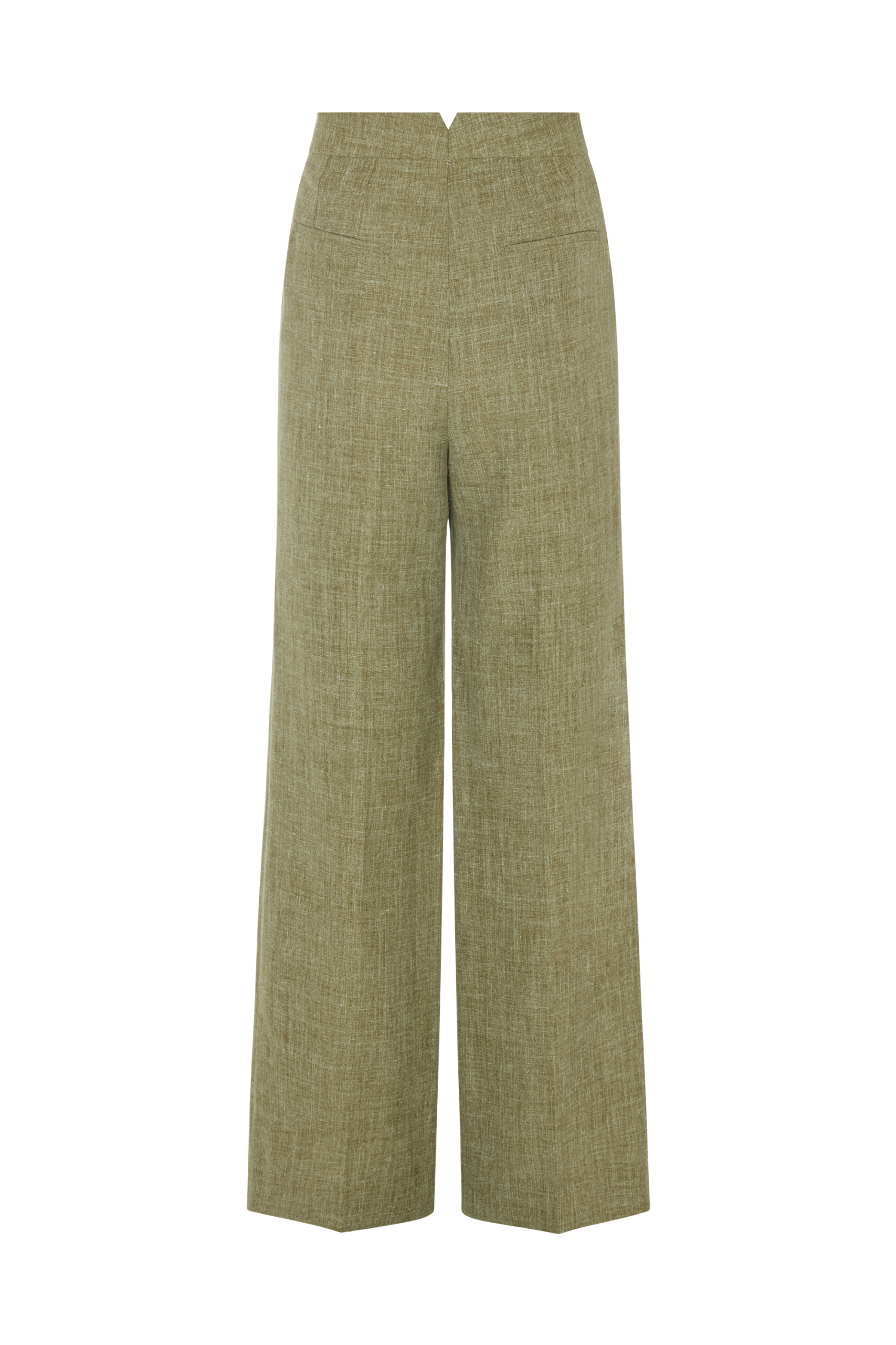 Straight Leg Trouser in Linen - Image 5