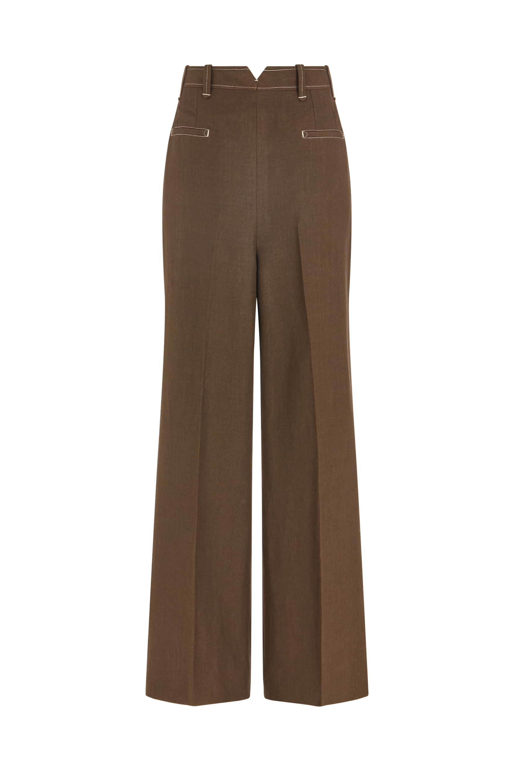 Wide Leg Trouser in Linen - Image 6
