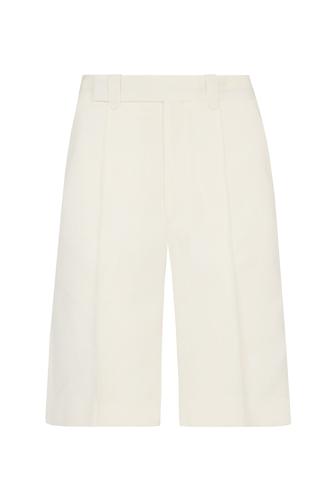 Longline Shorts in Linen
