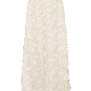 Midi Skirt with Embroidery in Silk