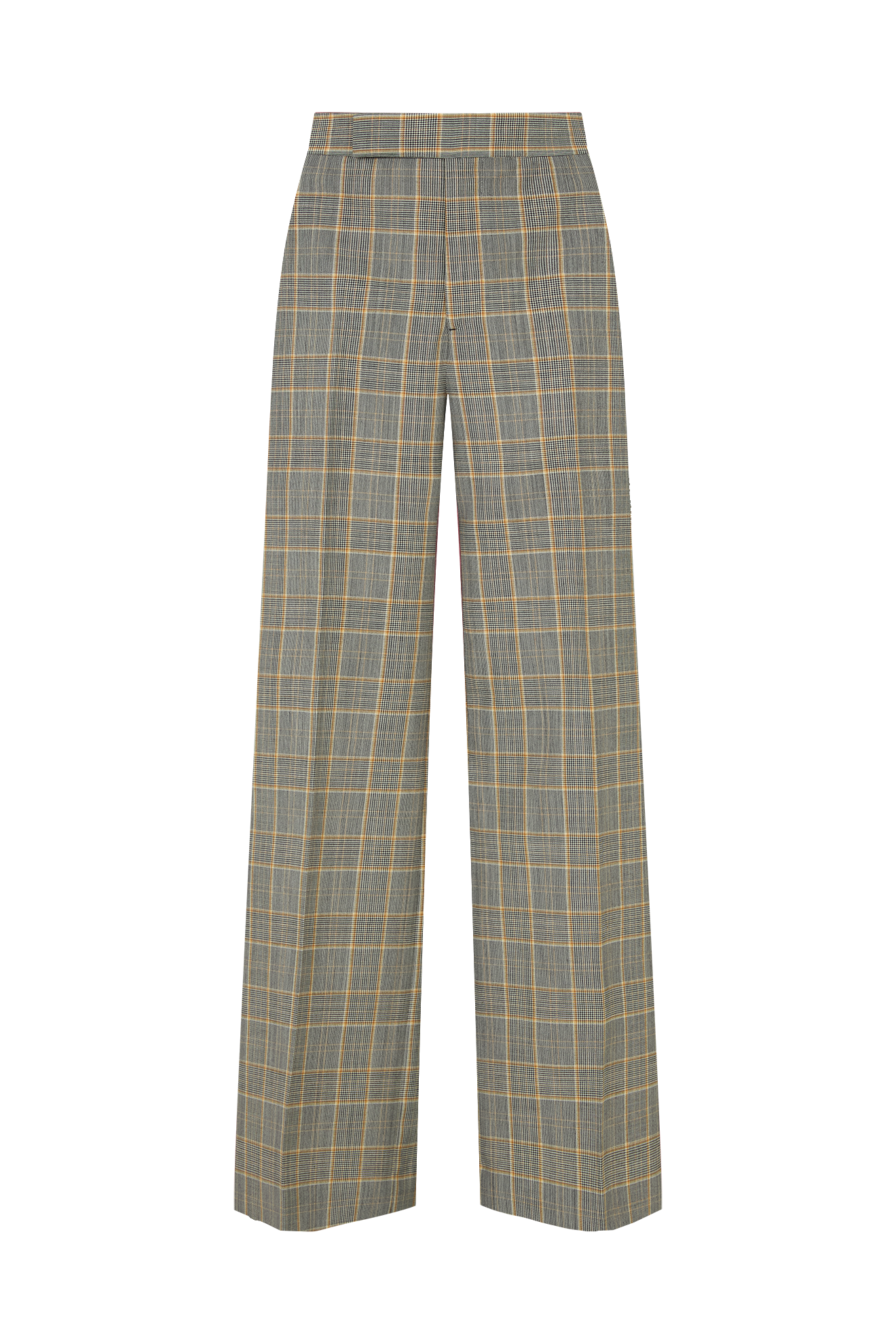 Straight Leg Trouser in Prince of Wales Check