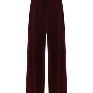 Straight Leg Trouser in Velvet