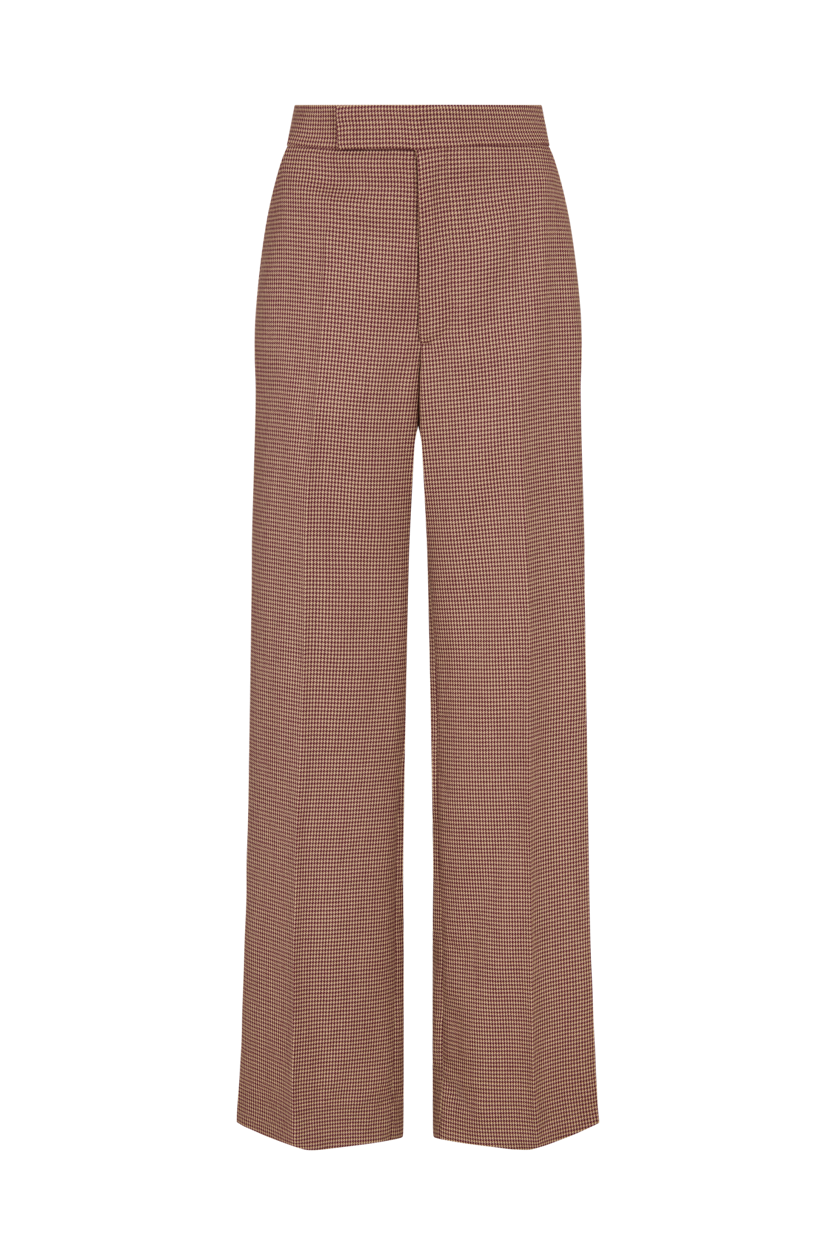 Straight Leg Trouser in Puppytooth