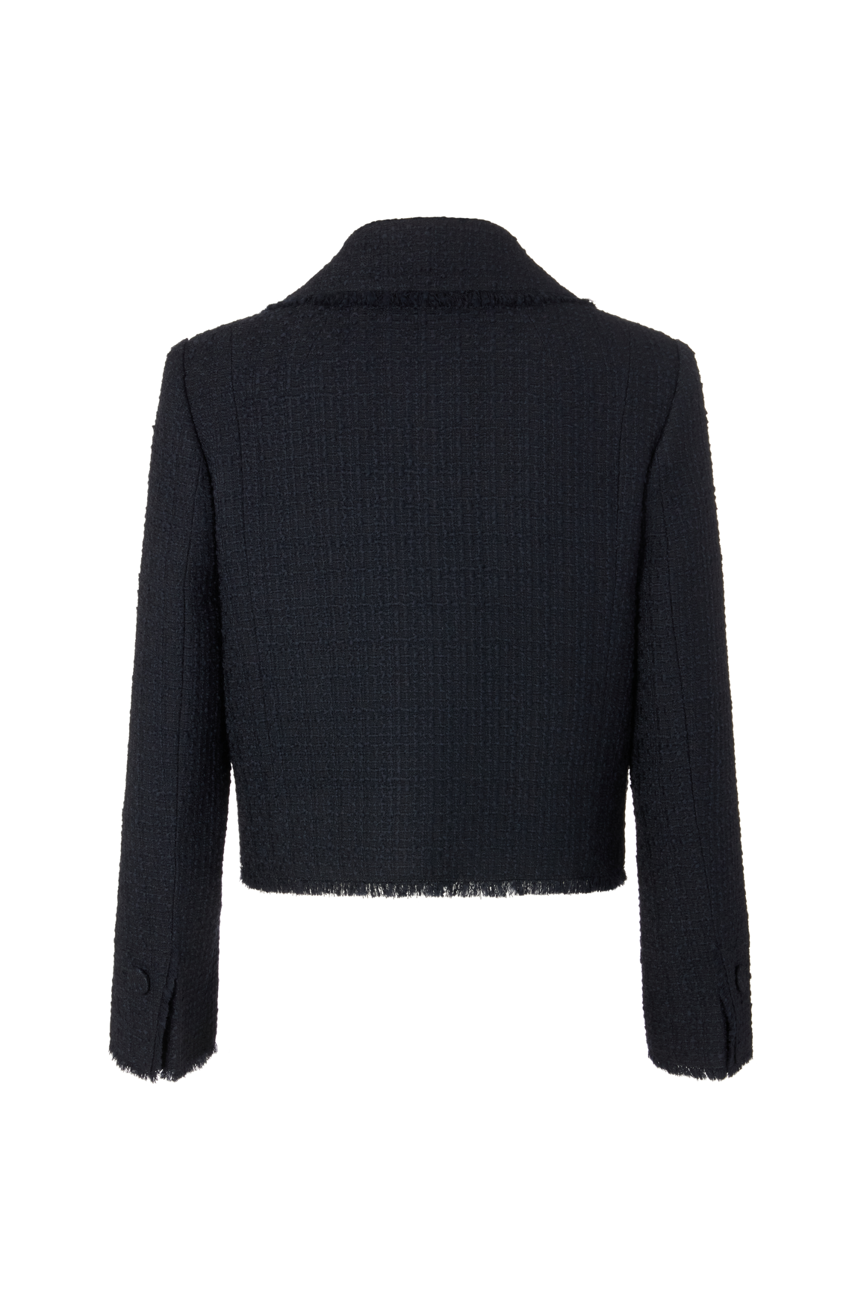 Cropped Jacket in Boucle - Image 3