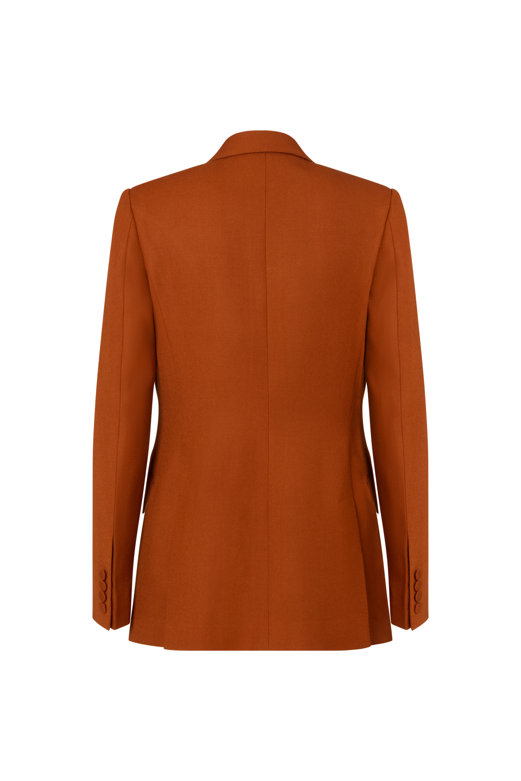 Single Breasted Jacket in Wool Twill - Image 5