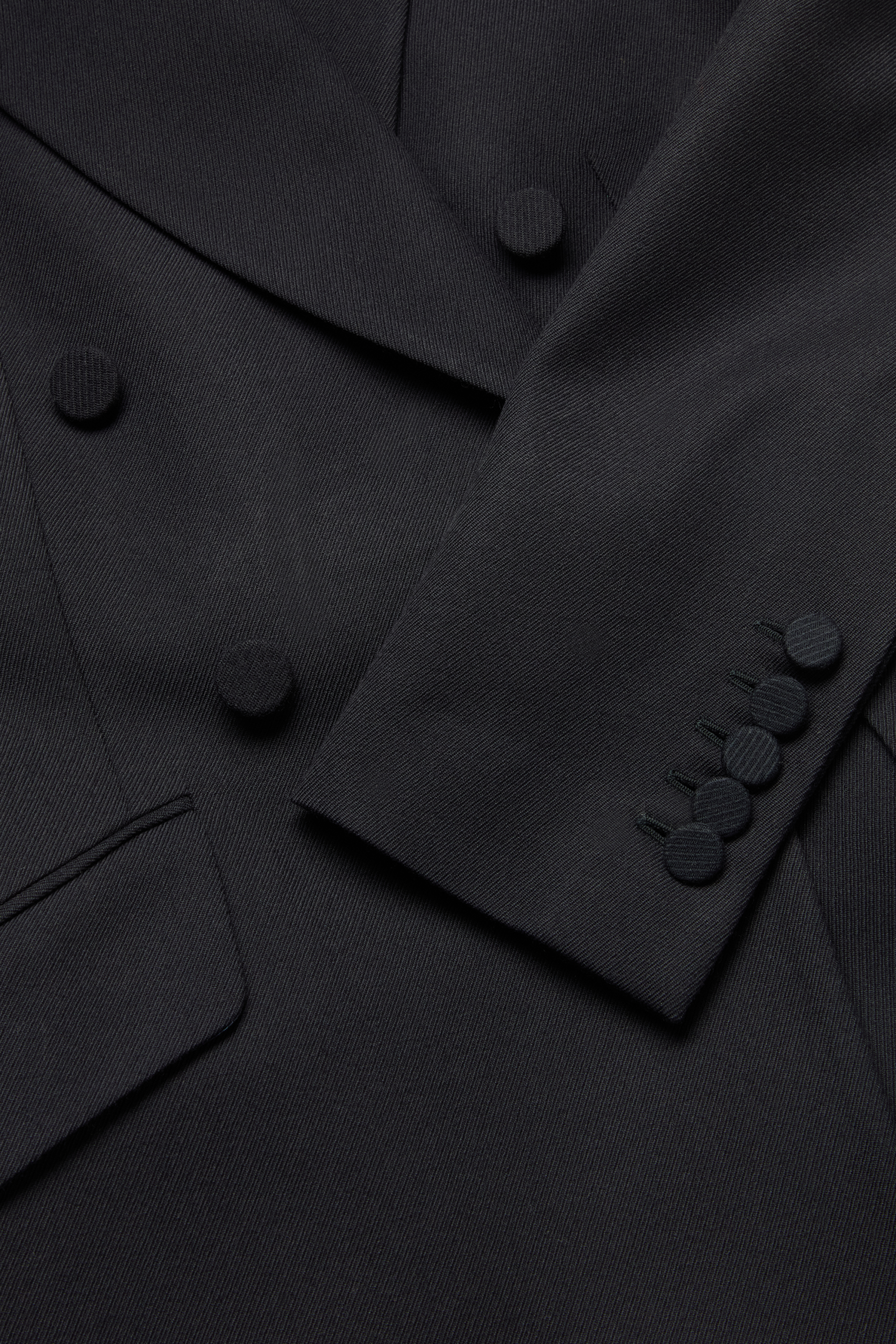 Double Breasted Jacket in Wool Twill - Image 4