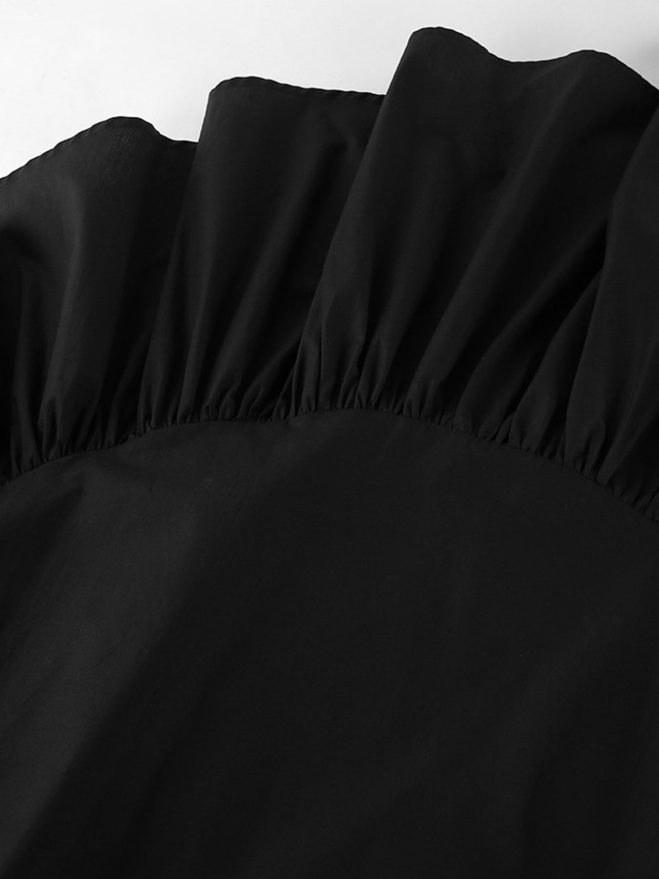 Ruffle Midi Skirt Women Asymmetrical Hem Cotton High Waisted Skirt ?? Kharites Shop - Image 9