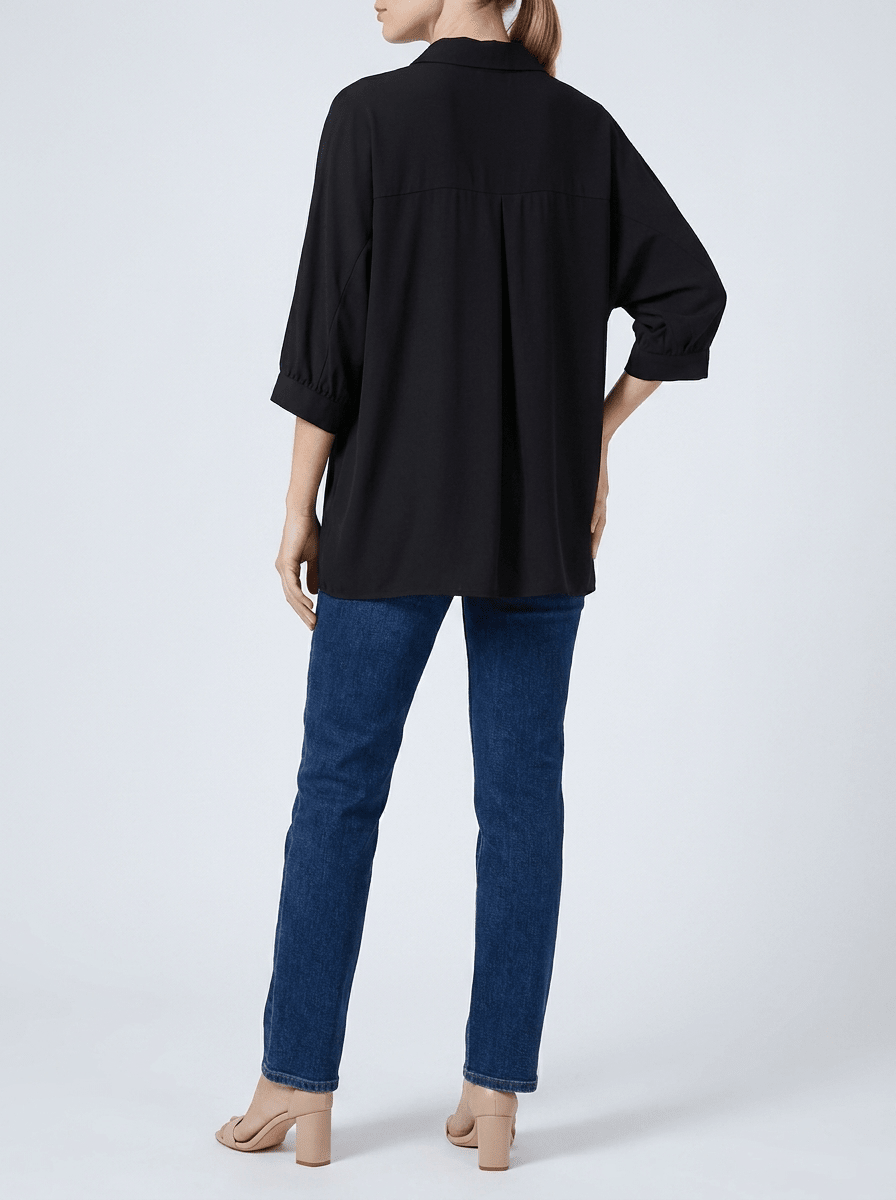 Collared Shirt Women Three Quarter Sleeve Button Down Casual Blouse ?? Kharites Shop - Image 7