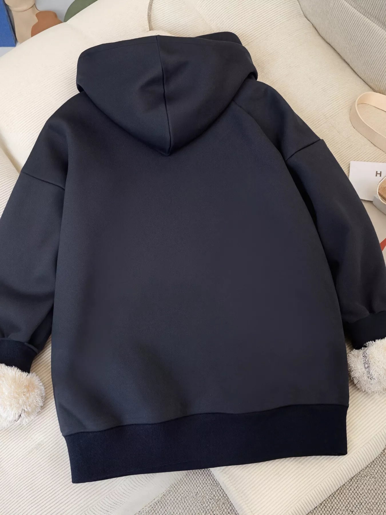 Fleece Lined Zip Up Hoodie Women Drawstring Warm Jacket With Pockets ?? Kharites Shop - Image 14