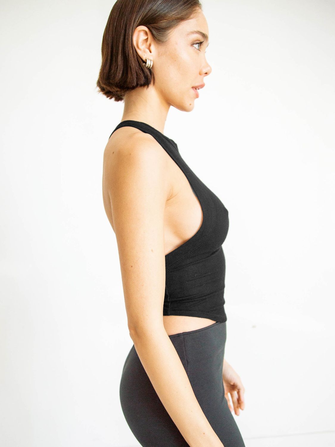 Ribbed Halter Crop Top Women Backless Sleeveless Cropped Cami ?? Kharites Shop - Image 15
