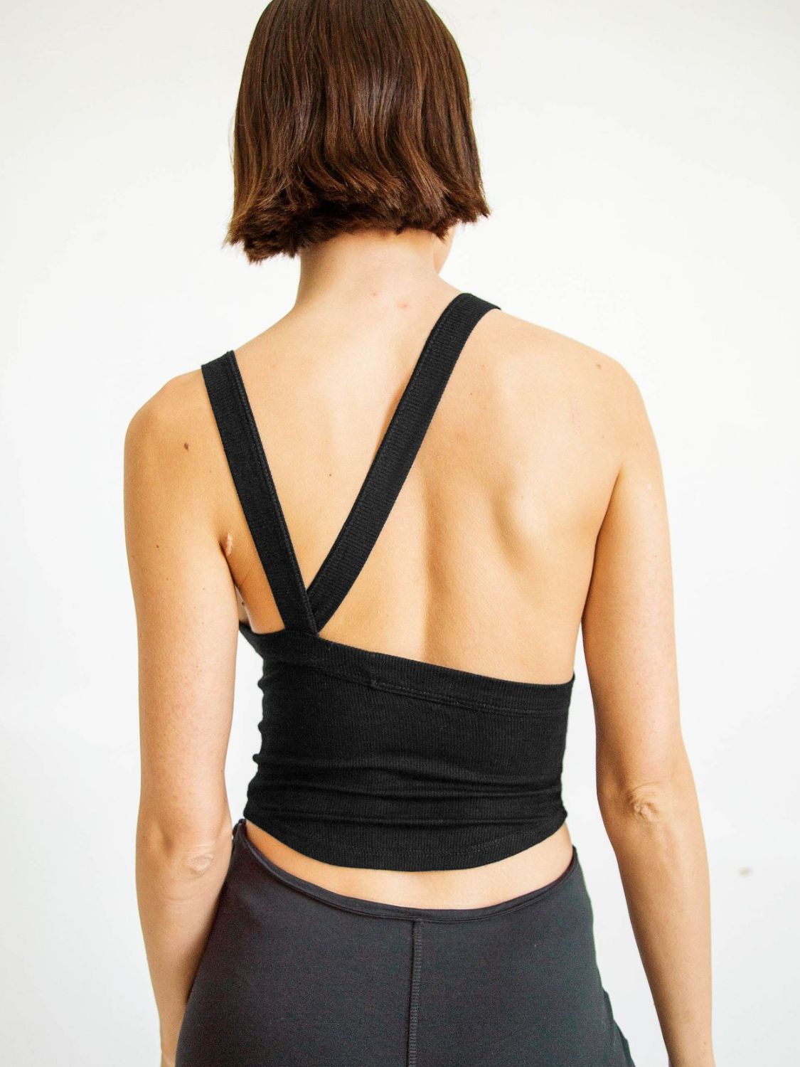 Ribbed Halter Crop Top Women Backless Sleeveless Cropped Cami ?? Kharites Shop - Image 16