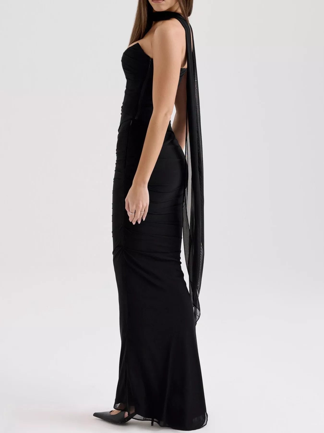 Two Piece Set Ruched Tube Top & Maxi Skirt Women Strapless ?? Kharites Shop - Image 11