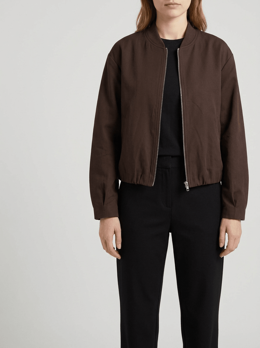 Zip Up Jacket Women Dropped Shoulder Lightweight Casual Layer ?? Kharites Shop - Image 3