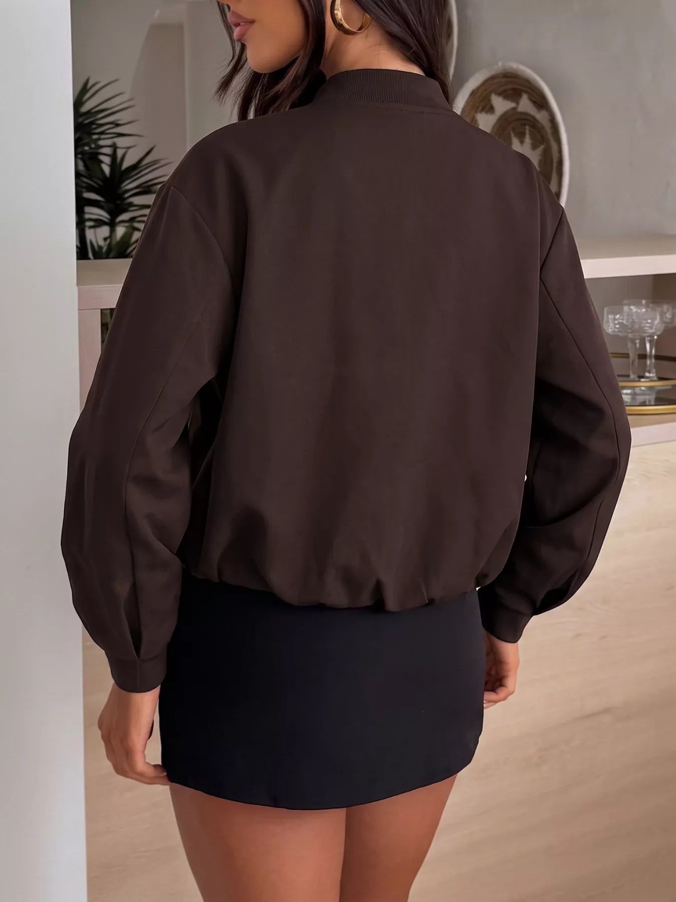 Zip Up Jacket Women Dropped Shoulder Lightweight Casual Layer ?? Kharites Shop - Image 7